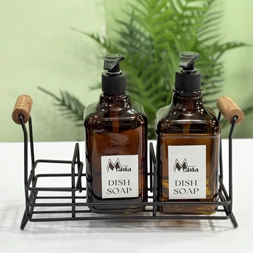 استند جا مایع و اسکاج دو قلو dish soap