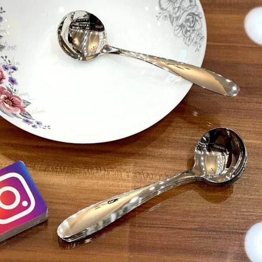 ملاقه خورشت استیل یونیک ملاقه نقلی یونیک