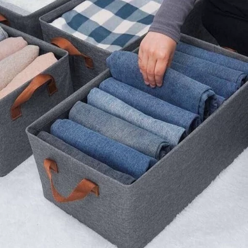 باکس لباس و شلوار دارای میله فلزی جنس درجه یک
