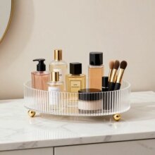 استند نظم دهنده لوازم آرایش و دکوری هپی بیضی سایز کوچک